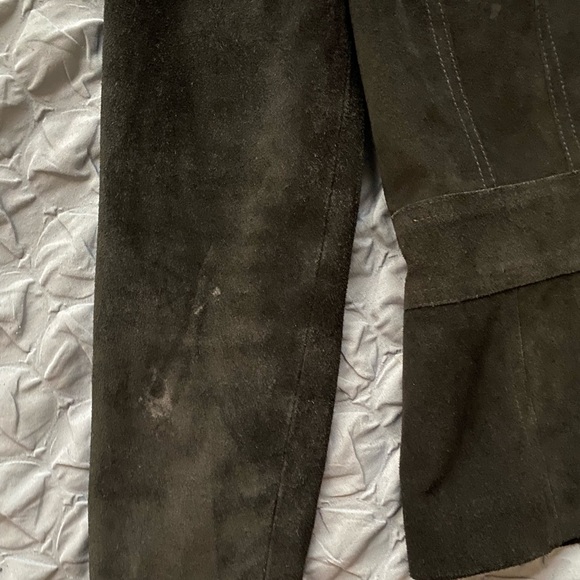 Size S - Black Genuine Suede Leather Jacket by Theory 🖤 - Picture 4 of 4